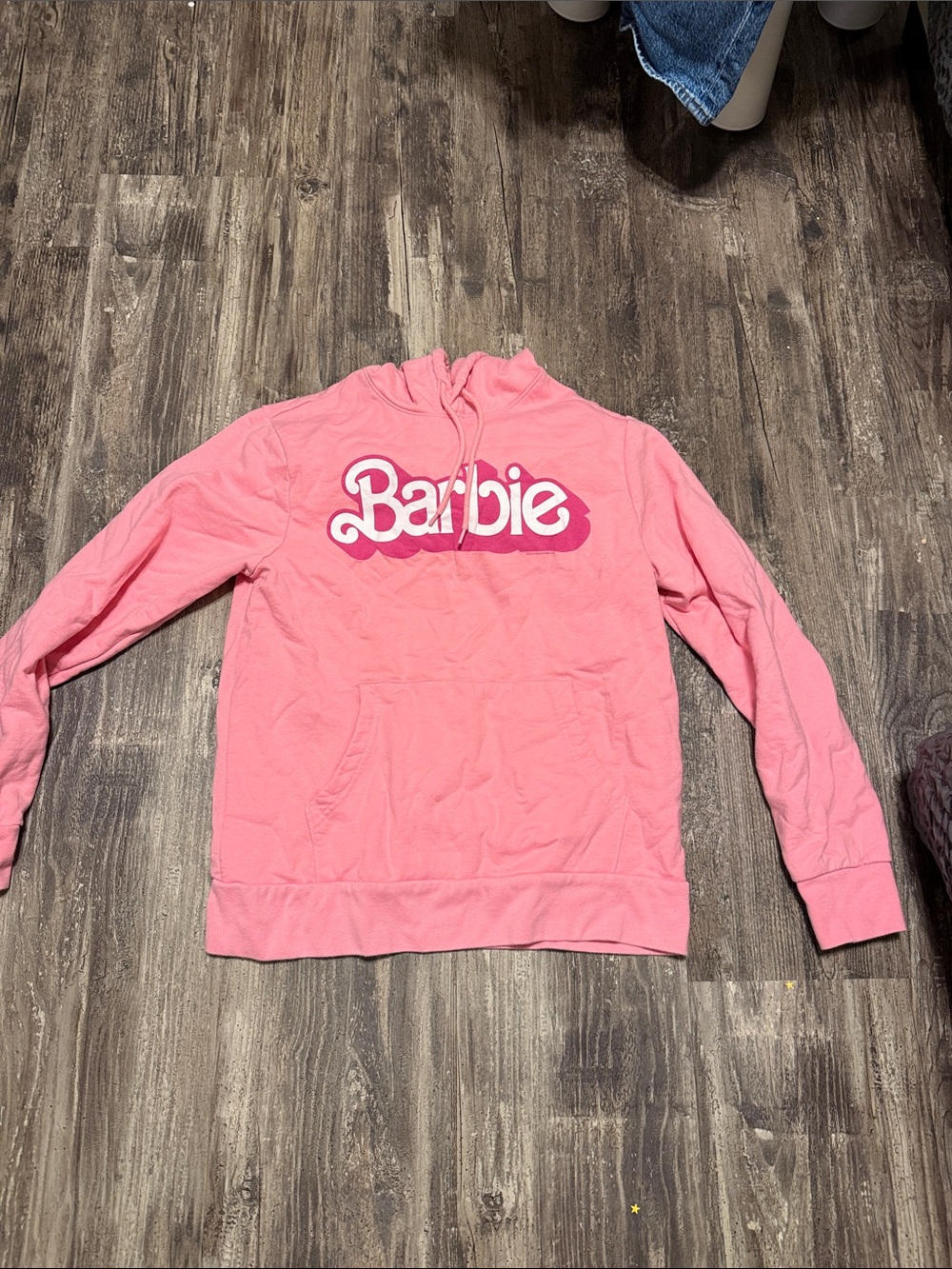 Old Navy Barbie Pink Hoodie Sweatshirt - Pink